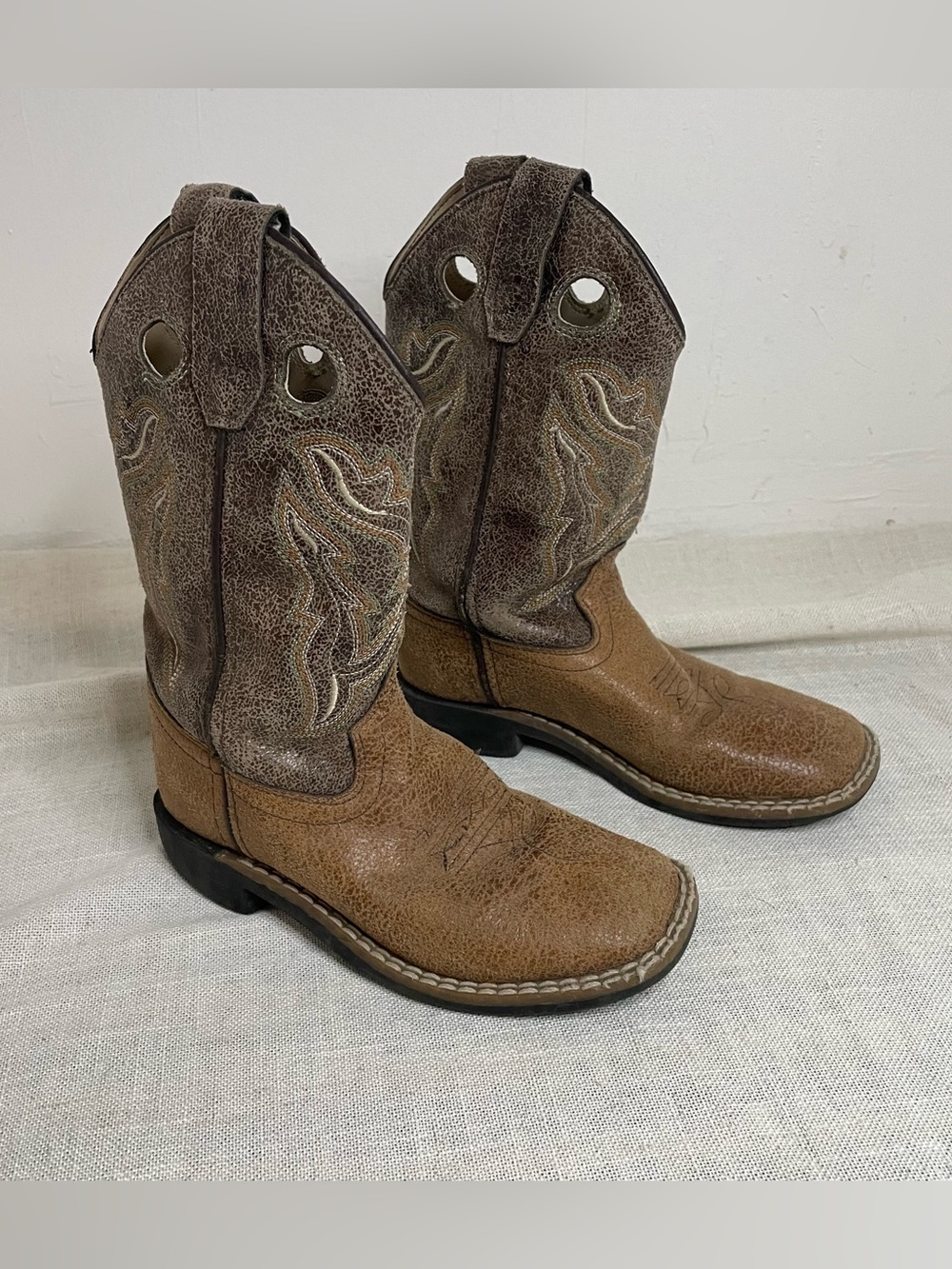 Kids Old West Cowboy Western Boots - Picture 1 of 10